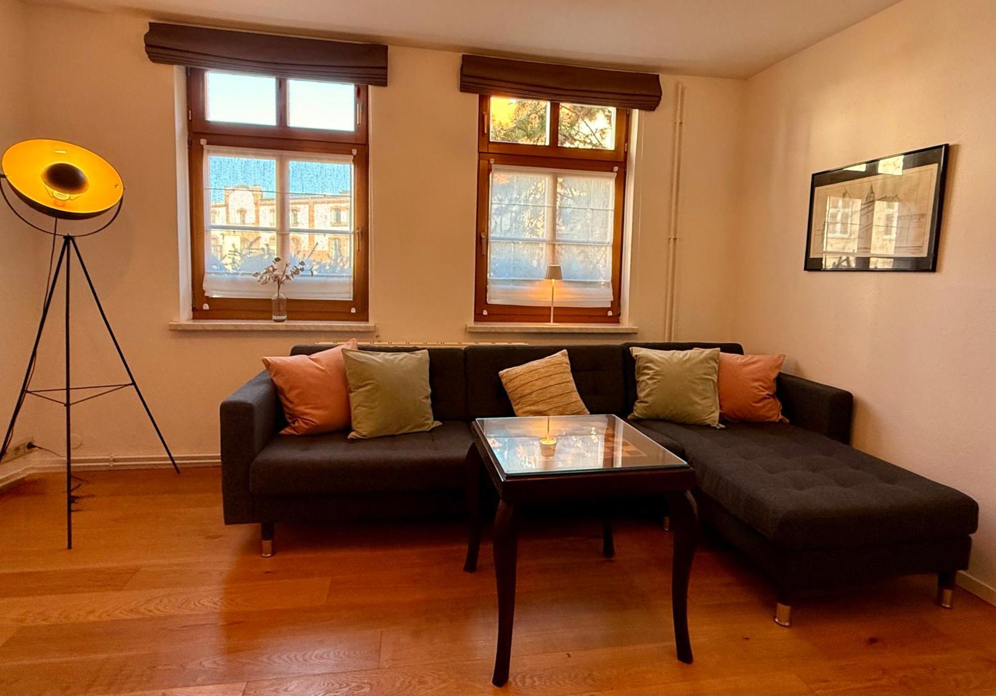 Ferienwohnung Am Quedlinburger Stadtbad Esterno foto